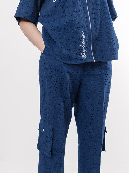 Zipping Euphoria In Blue Coord Set- EUPHORIA