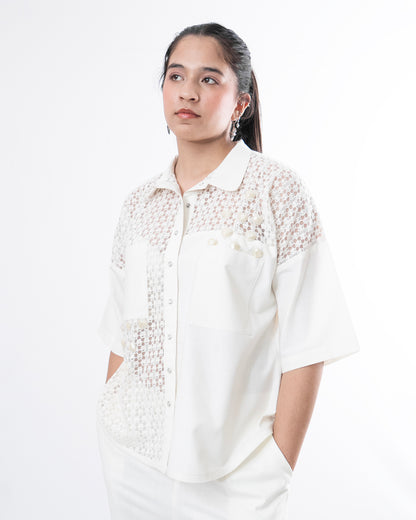Lace In Light Coord Set-EUPHORIA