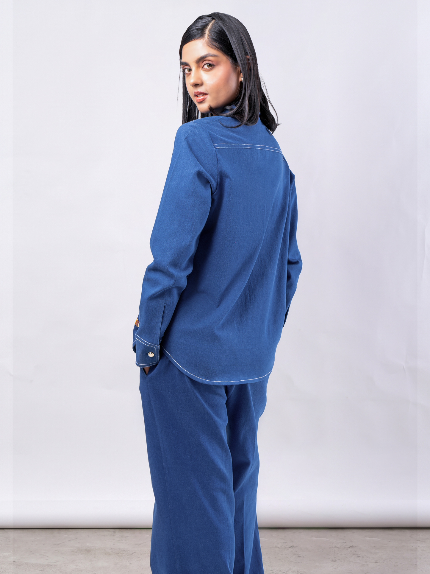 Wild at Heart Tiger Embroidered Denim Coord Set — SS26