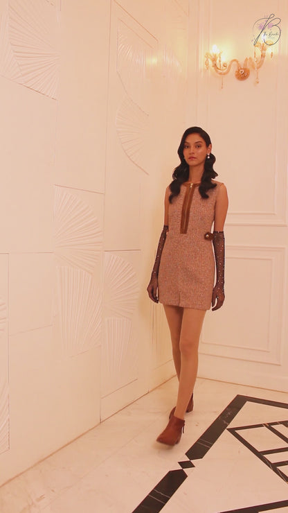 Brun Short Tweed Dress